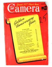 THE CAMERA MAGAZINE SPECIAL 50TH MARCH ISSUE VINTAGE, MARCH 1948