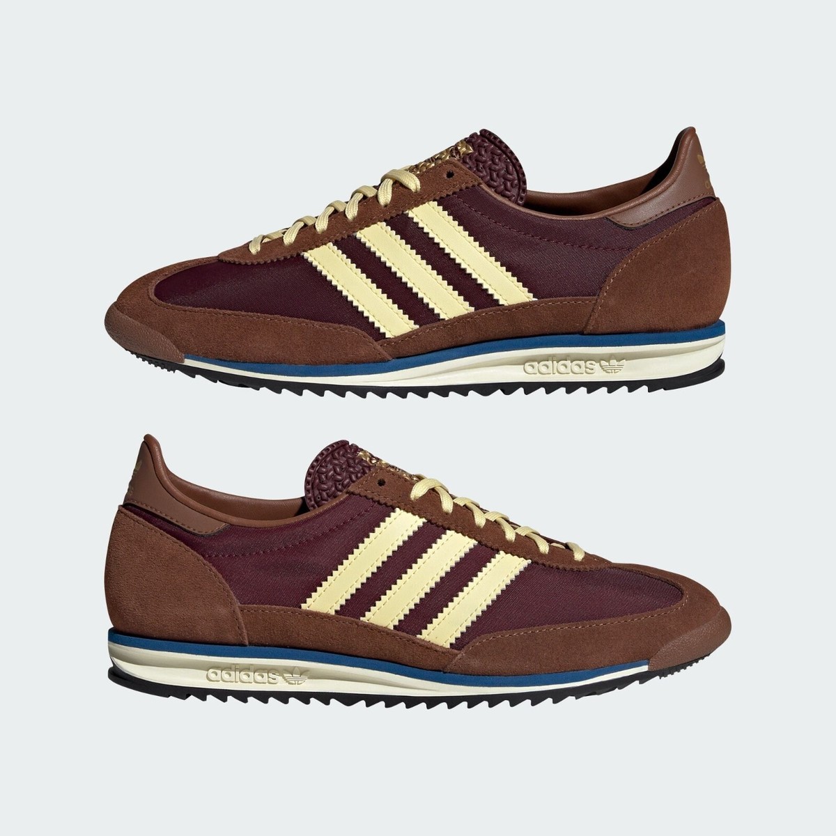 adidas Originals SL72 OG IE3425 Maroon/Almost Yellow/ Brown adidas Originals SL72 OG IE3425 Maroon/Almost Yellow/ Brown