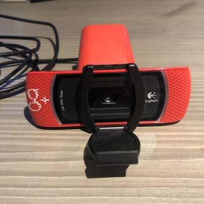 Logitech B910 HD Google+ Red Webcam 5Mpix HD 720P 30fps Carl Zeiss - Barley Gebraucht