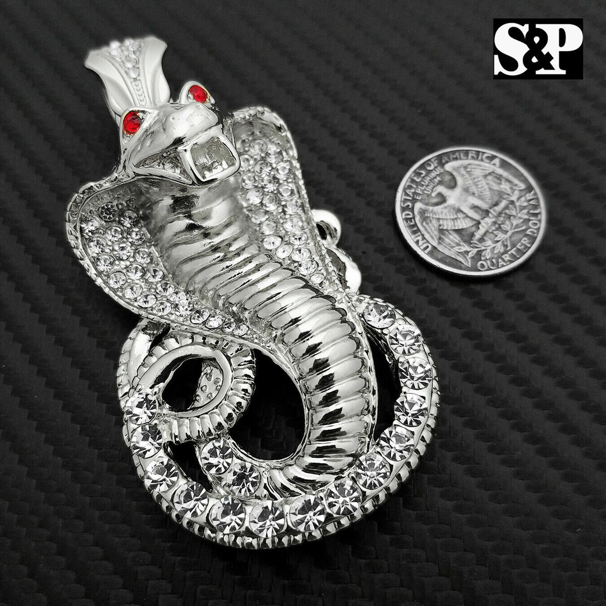 Silver Cobra Pendant 67350