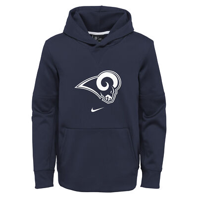 Nike NFL Football Youth Los Angeles Rams Circuit Logo Essential Pullover  Hoodie
