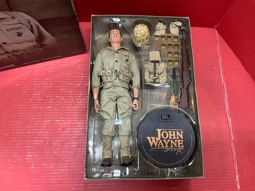 John Wayne as a Pacific Marine Sideshow Collectibles 12 Inch Figure - Picture 2 of 11