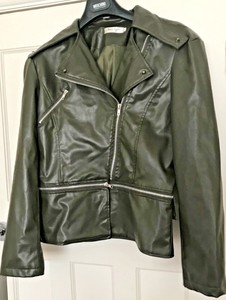 light faux leather jacket