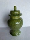 Vintage Haeger Pottery Green Ginger Jar- # 4087