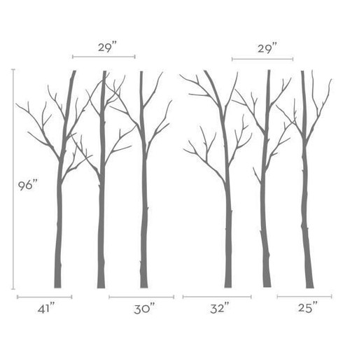 Winter Tree Decal - Picture 5 of 15