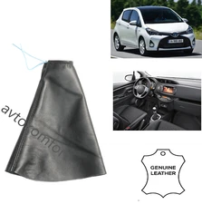 For Toyota Yaris 2011-17 Genuine Leather Gear Stick Gaiter Cover Custom Made