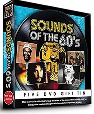 SOUNDS OF THE '60s DVD FIVE DVD GIFT TIN Brand New Sealed UK R2