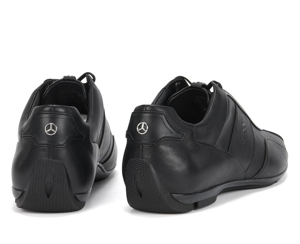 New Hugo Boss mens black Mercedes AMG F1 sports driving trainers shoes 10 11 44