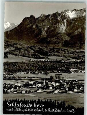 39939599 - 8230 Bad Reichenhall Mountain Faces Sleeping Witch