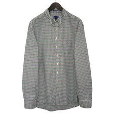 Men GANT The Oxford Gingham Casual Shirt Regular Fit Size 2XL 45 /46 18 MKA985