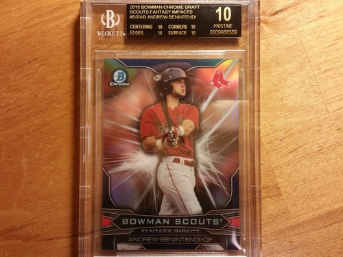 ANDREW-BENINTENDI-RED-SOX-2015-BOWMAN-CHROME-SC-BGS-BECKETT-10-BLACK-LABEL-RC