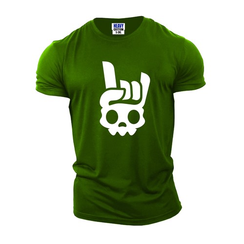 Skeleton Skull Horror Men's Short Sleeve T-Shirt Graphic USA Funny New Gift Tee - Picture 7 of 10