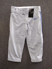 Nike Vapor Boys Select High Piped Baseball 3/4 Pants Gray BQ6444-054 Size M