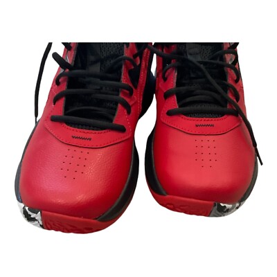 Under Armour UA Lockdown 6 Basketball Shoes Sneakers Size 11.5 Red 3025616 600 Under Armour Adult UA Lockdown 6 Sz 11.5 Basketball Shoes  main image 2