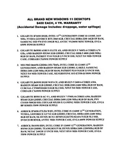 Various Windows 11 Desktops For $440 Each - Includes Free Shipping