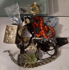 Mixed Jewelry Lot 1lb Bag of Mixed Costume/Fashion/Craft/Scrap