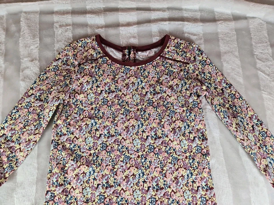 MATILDA JANE 435 Friends Forever Floral COURTNEY Drop Waist Dress Size 12 - Image 2 of 4