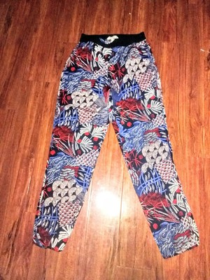 h&m printed pants