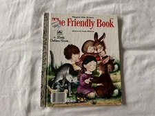 Vintage A Little Golden Book The Friendly Book By Margaret Wise Brown 1982