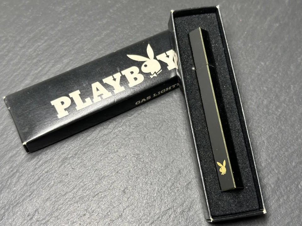 VINTAGE PLAYBOY LE STIQUE GAS LIGHTER IN ORIGINAL BOX M274 - Image 3 of 4
