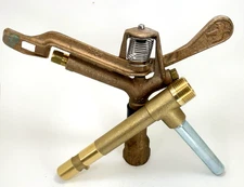 SOFTBALL FIELD SPECIAL 1" RAIN BIRD 70CW BRASS IMPACT SPRINKLER & #44 KEY