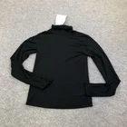 Lucky Brand Shirt Womens S Black Turtleneck Long Sleeve Jersey Basic Top