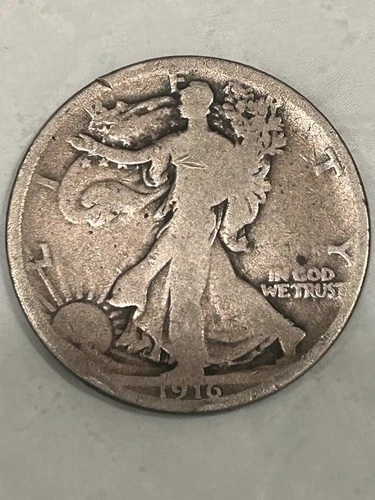1916 P Liberty Walking Half dollar 🇺🇸