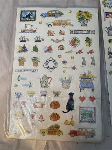 Susan Wallace BARNES Sticker Collection. Over 130 Individual Mini Stickers. E37 - Picture 2 of 2