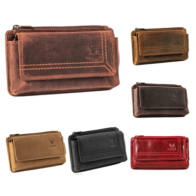 MATADOR BRISBANE Echt Leder Universal Handytasche Magnet 6.9 Zoll Geschenk-Box