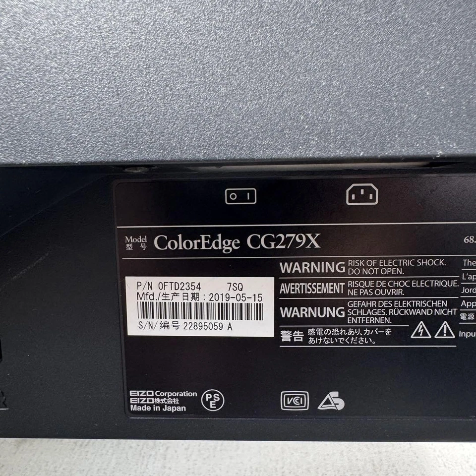 EIZO ColorEdge CG279X 27 Inch Wide IPS Non-Glare LCD Monitor with Hood - Image 4 of 4