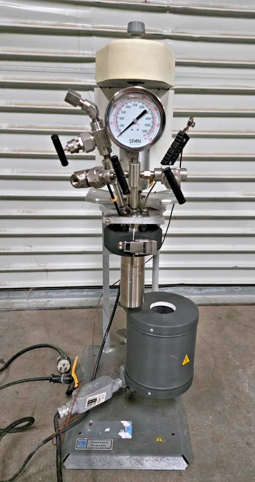 Parr Instrument 4598 Stirred Micro Reactor Pressure Vessel 500 °C 932°F 5000 PSI