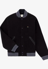 Aime Leon Dore Casentino Wool Varsity Jacket Navy