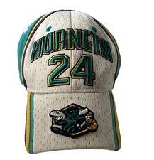 Vintage Charlotte Hornets Strap Back Cap Hat #24 Drew Pearson Marketing