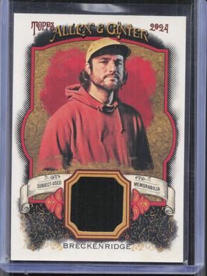 2024 Topps Allen & Ginter #AGR-EB Eddie Breckenridge Full-Size Relics A