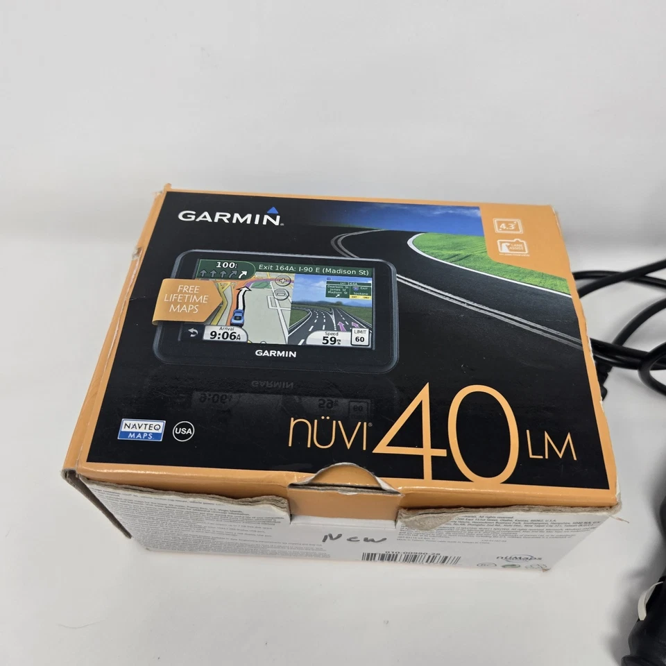 Garmin Nuvi 40 LM GPS Car Navigation Unit Tested & Works FREE LIFETIME MAPS - Image 3 of 4