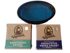 Dr. Squash Men's Soap Set of 2 With Soap Dish Included