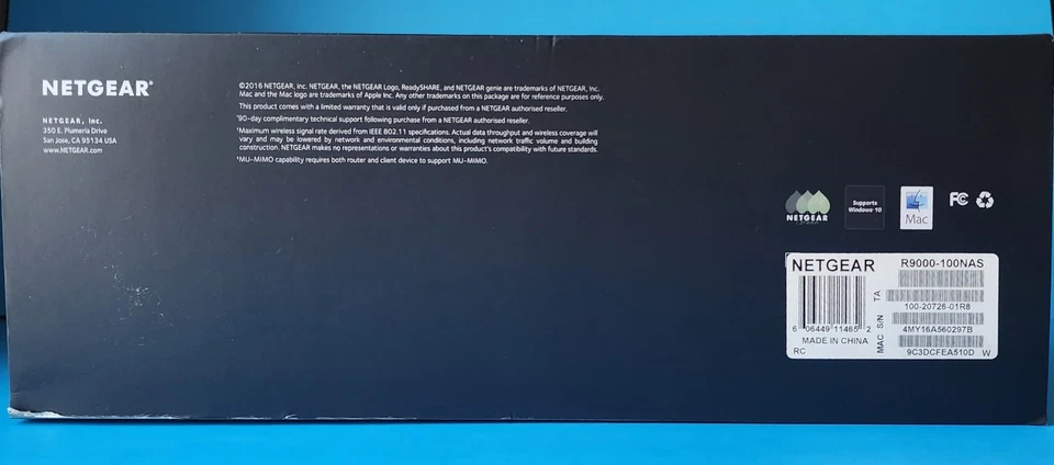 NETGEAR Nighthawk X10 AD7200 Smart WiFi Router (R9000) – Premium Condition - Image 2 of 4