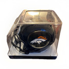 Denver Broncos NFL Mini Helmet Bank w/ Display Case - Blue Orange White — photo 1