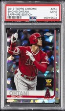 2019 Topps Chrome Sapphire Shohei Ohtani #250 card