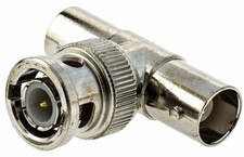 Image of BNC "T" adaptor BNC Plug to 2 BNC Socket's Adaptor Convertor