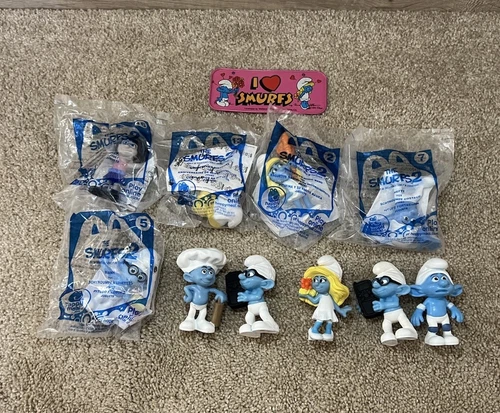 McDonalds Happy Meal Toys Smurfs 2 Movie Figures Lot of 10