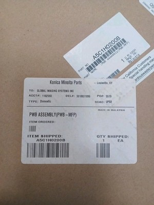 Konica Minolta A5C1H0200B Board PWB-MFP for C224E/C284E/C364E
