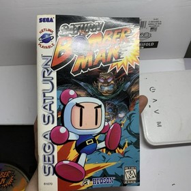 Saturn Bomberman (Sega Saturn, 1997) Tested and Complete *NEW CASE*