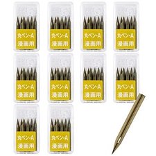 Zebra PM-1B-A-K Maru Pen A Nib No.2586-A 100pcs for Manga Comic Art Drawing