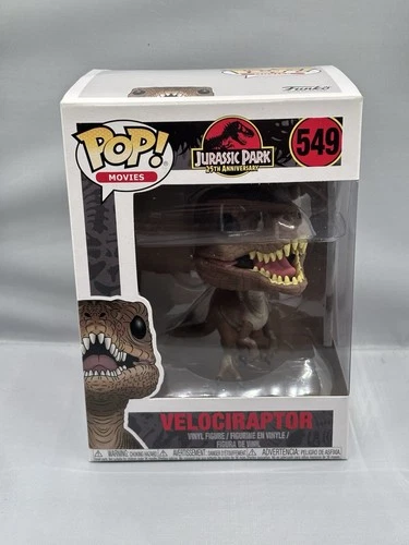 VELOCIRAPTOR FUNKO POP JURASSIC PARK WORLD RAPTOR #549.  3395