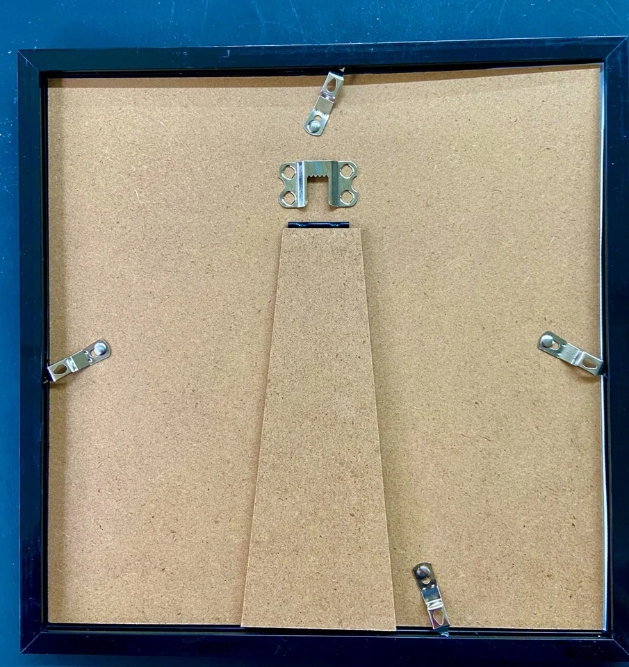 Butterfly wall art framed stunning home decor 11" x 11" handmade  - Image 3 of 3