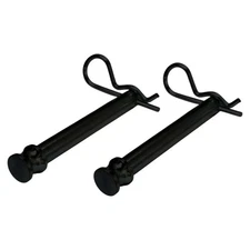 Shocker 5/8" x 5" Black Bullet-Style Hitch Pin with Clip