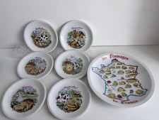 Lot Service/Set Assiettes Les Fromages De France - Très Bon État - Porcelaine