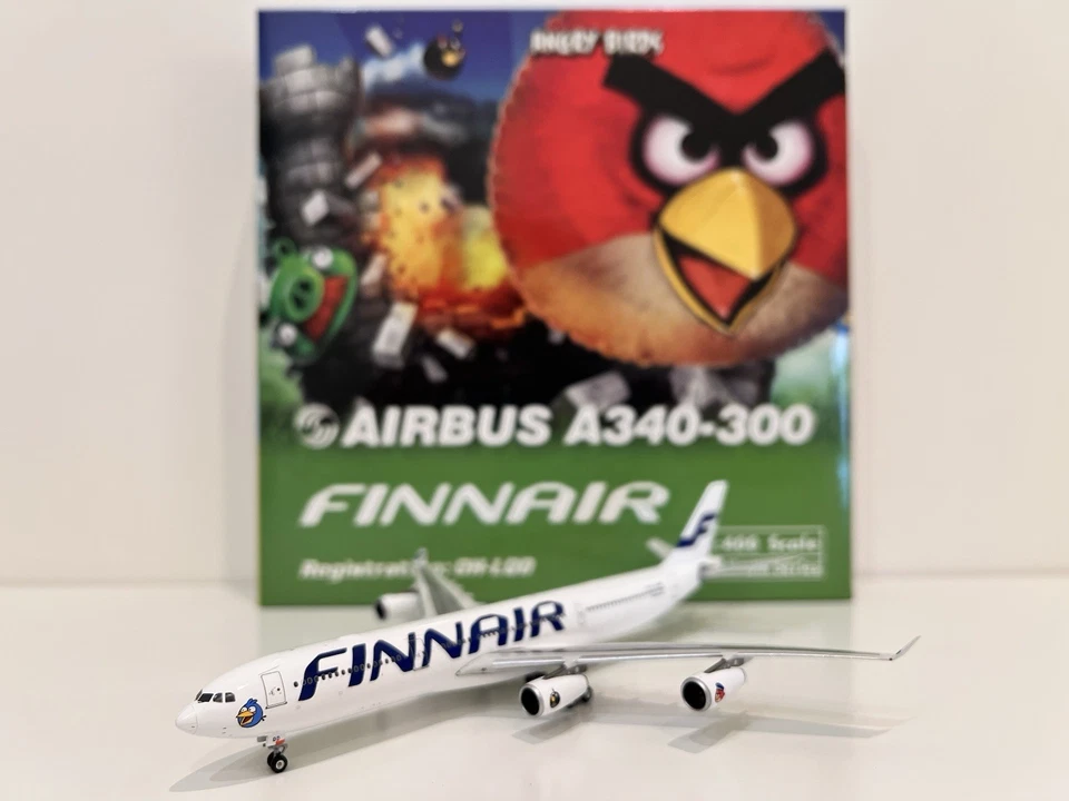 Phoenix 1:400 Finnair Airbus A340-300 Angry Birds OH-LQD
