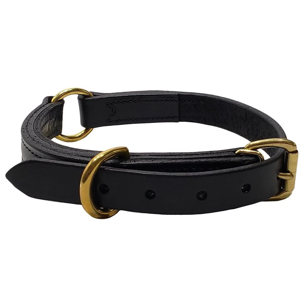 Belgian Bridle Leather Dog Pet Collar 1" Wide - Made In USA Lion Country Supply
Opens in a new windo